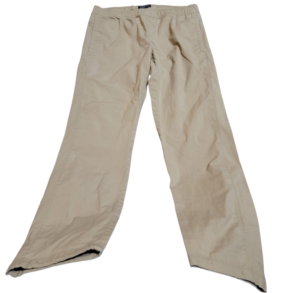 LEVIS Khaki Pull-on Straight Leg Pants